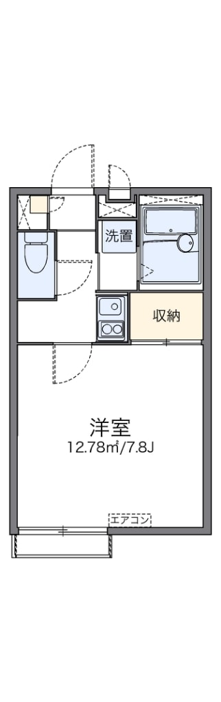 レオパレス狭山池の物件間取画像