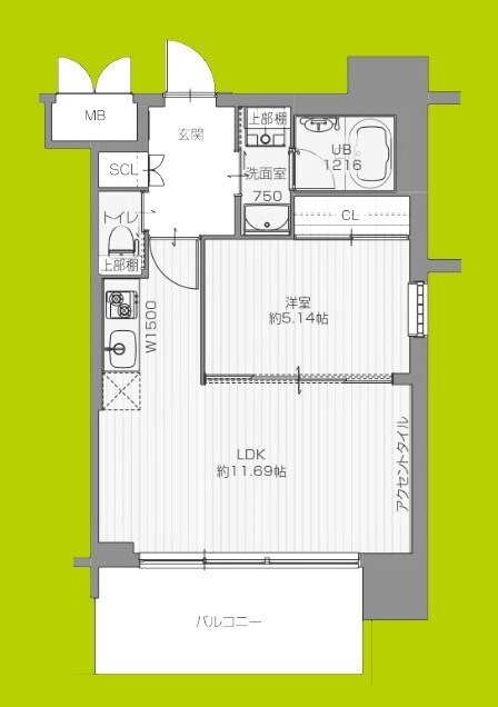 プレジオ荒本新町の物件間取画像