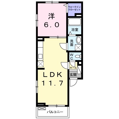 グラン・シャリオの物件間取画像