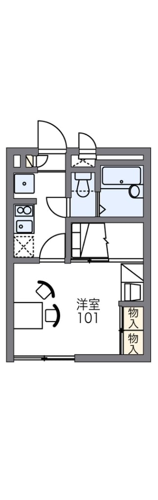 忠岡駅 徒歩12分 1階の物件間取画像