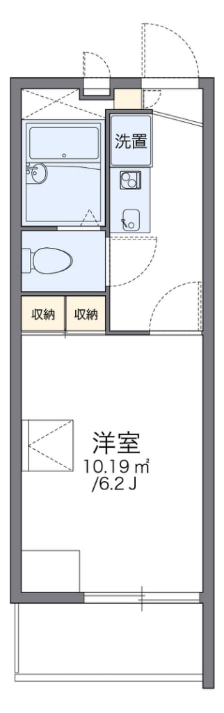 レオパレスピーチヴィレッジの物件間取画像