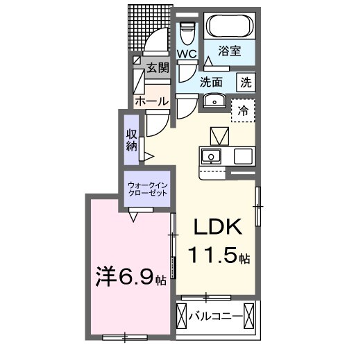 ラ・ヴィータ・ドゥーエ　南門真の物件間取画像