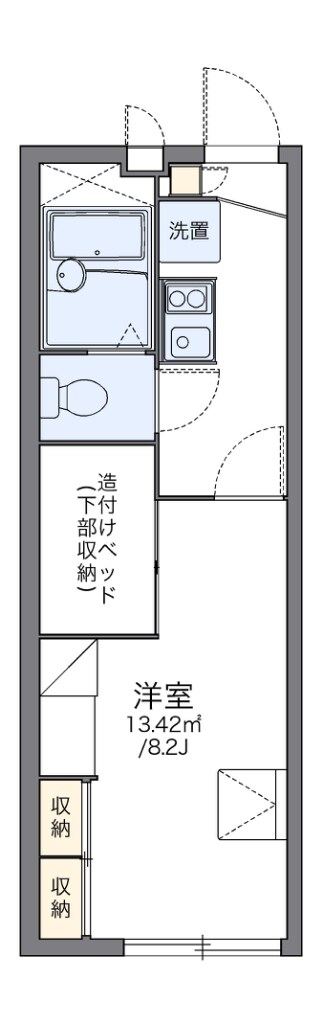 伊丹駅 徒歩16分 2階の物件間取画像