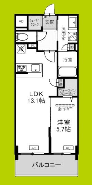 仮称　D-Room岡本町プロジェクトの物件間取画像