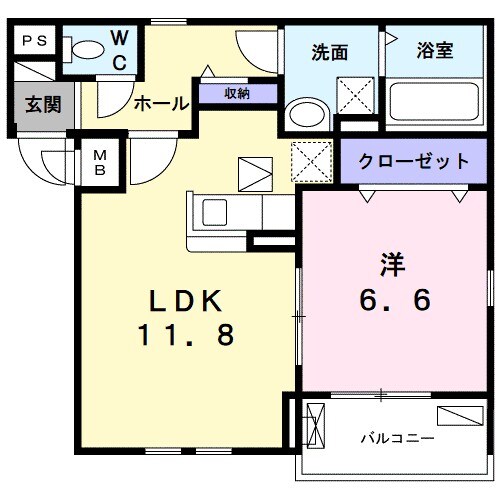 カーサカトレアの物件間取画像