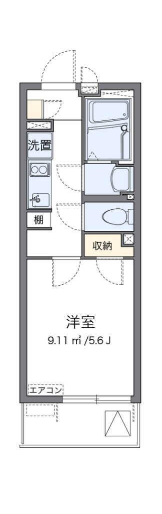 崇禅寺駅 徒歩5分 3階の物件間取画像