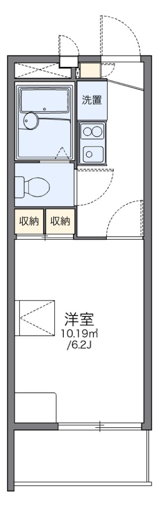 放出駅 徒歩16分 2階の物件間取画像