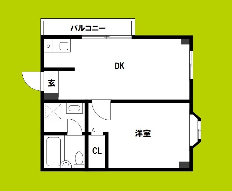 コスモレヂデンス千林の物件間取画像