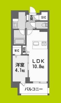 ウェルホームズ法円坂の物件間取画像