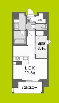 ウェルホームズ法円坂の物件間取画像