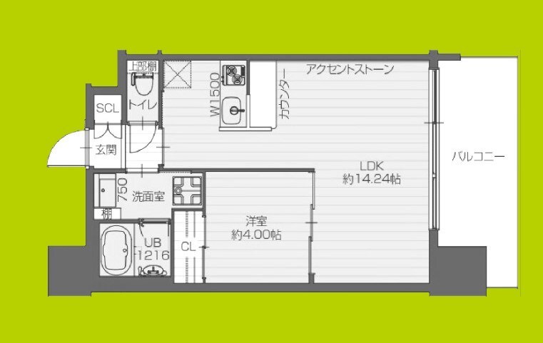 プレジオ大正の物件間取画像