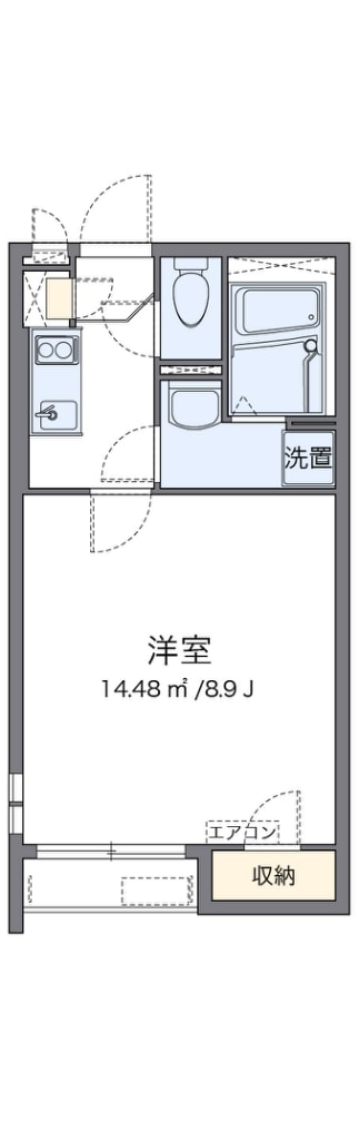 泉佐野駅 徒歩8分 1階の物件間取画像