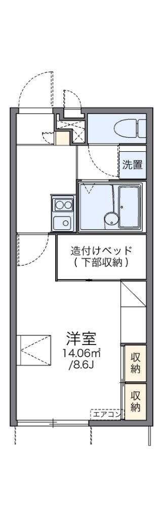 レオパレスＭＫの物件間取画像