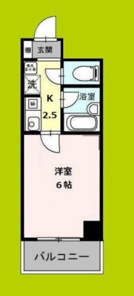 ラ・フェリオ新深江の物件間取画像