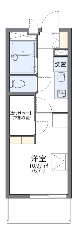 レオパレスベルメゾンの物件間取画像