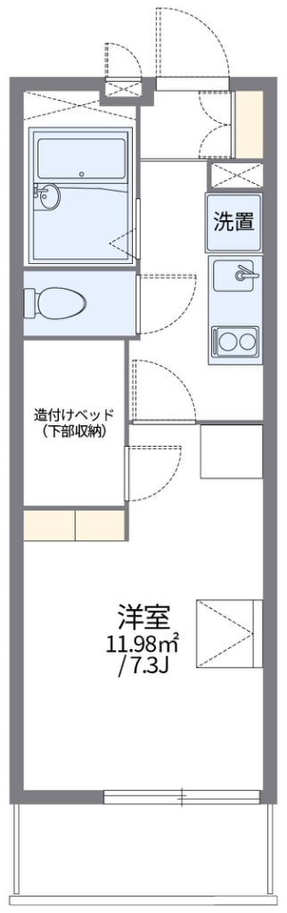 茨木駅 徒歩13分 3階の物件間取画像