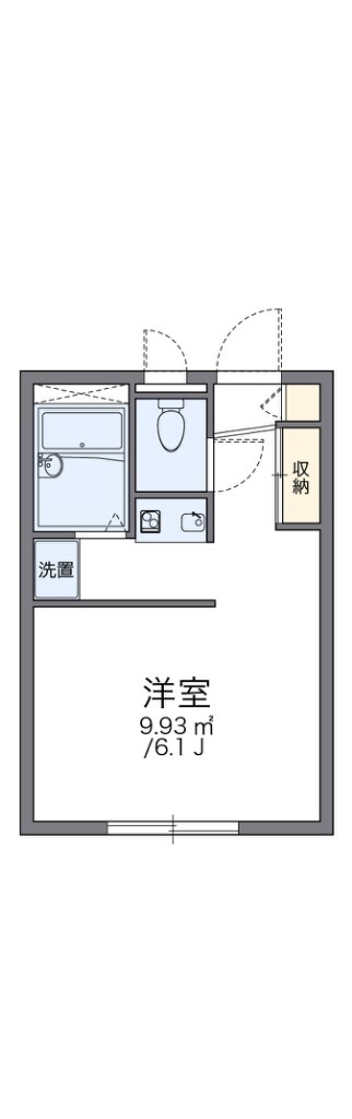 レオパレスヒライの物件間取画像