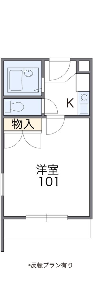 レオパレスサニーヒルの物件間取画像