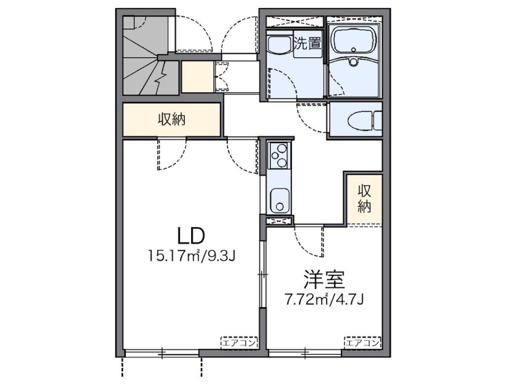 レオネクスト上之島の物件間取画像