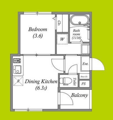 oeilletの物件間取画像