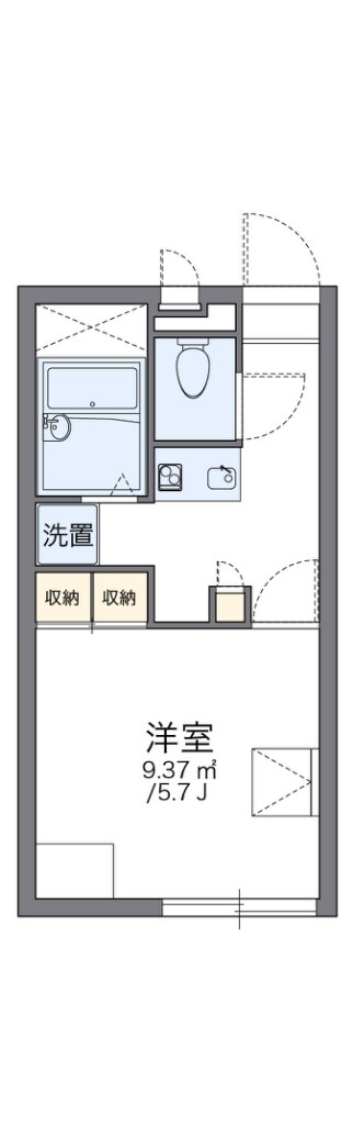 レオパレスＭＩＹＡの物件間取画像