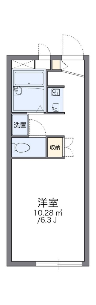 高槻市駅 徒歩25分 2階の物件間取画像