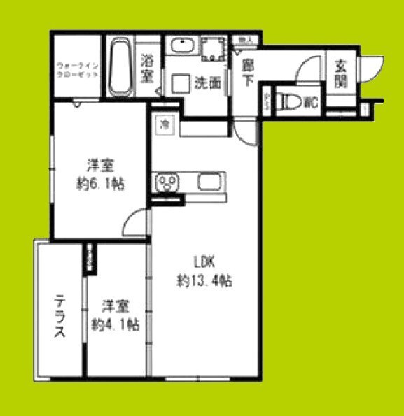 Flat Comfy 豊中の物件間取画像