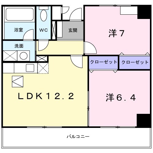 サンシャインヒルの物件間取画像