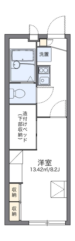 レオパレスＭＡＭＡの物件間取画像