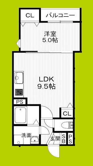 Kvell　Garden春日の物件間取画像