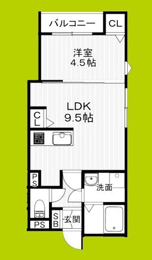 Kvell　Garden春日の物件間取画像