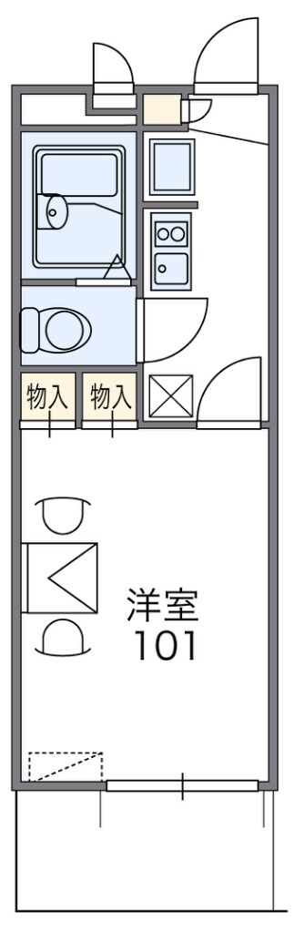 尼崎センタープール前駅 徒歩10分 3階の物件間取画像