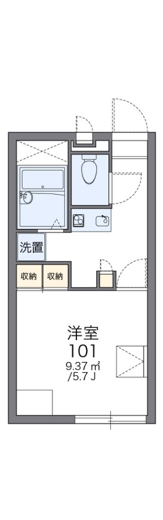 大物駅 徒歩10分 1階の物件間取画像