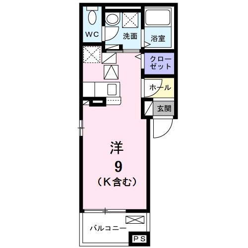 メゾン　ラシュレの物件間取画像