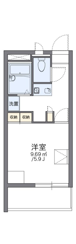 レオパレスグランデ泉Ｂの物件間取画像