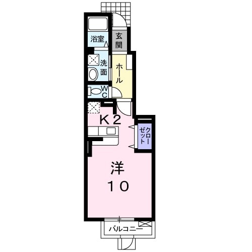 南巽駅 徒歩8分 1階の物件間取画像