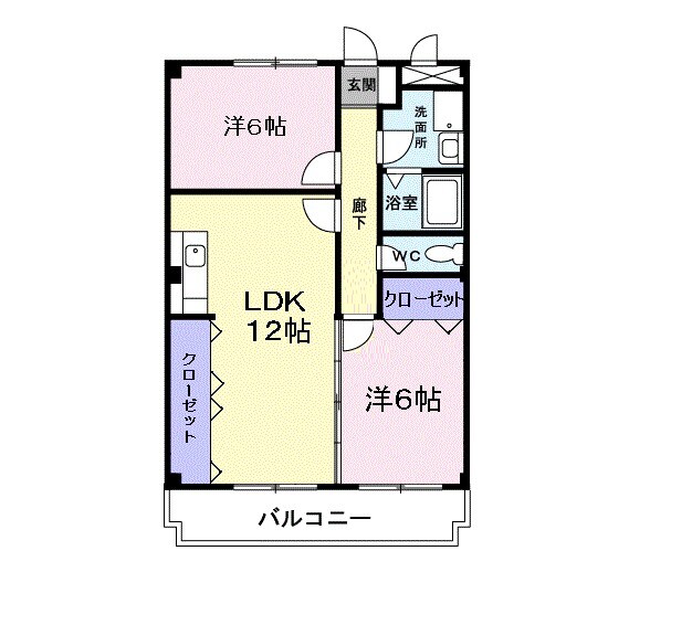 シャルマンの物件間取画像