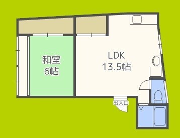 桂ビル2号館の物件間取画像