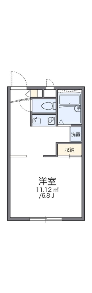 レオパレス富秋の物件間取画像