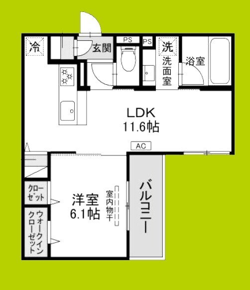 VIVRE立花の物件間取画像
