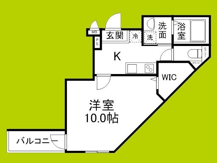 コウジィコート野崎の物件間取画像