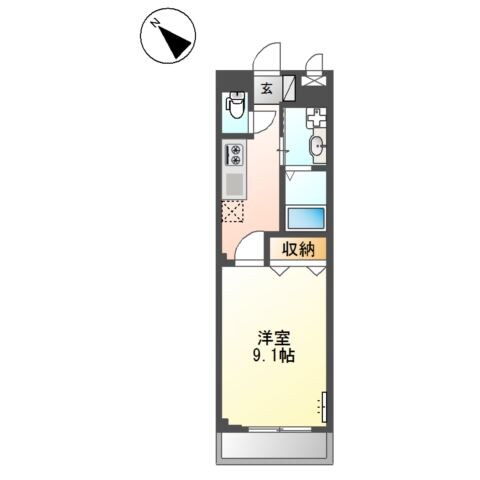 リバーサイドヒルズの物件間取画像