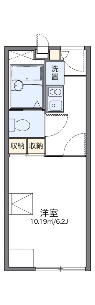 レオパレスメルツェの物件間取画像