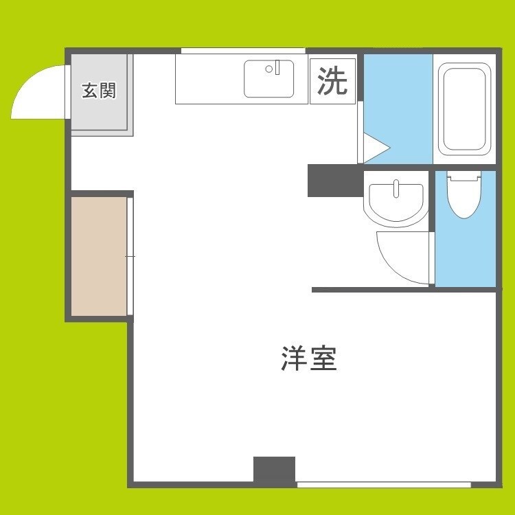 第2楠マンションの物件間取画像