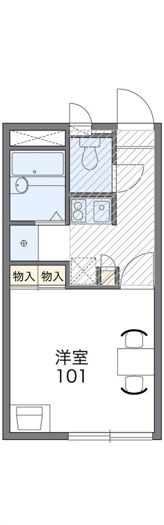 レオパレスサンモール　IIの物件間取画像