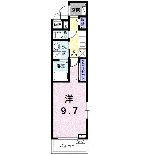 北花田駅 徒歩10分 2階の物件間取画像