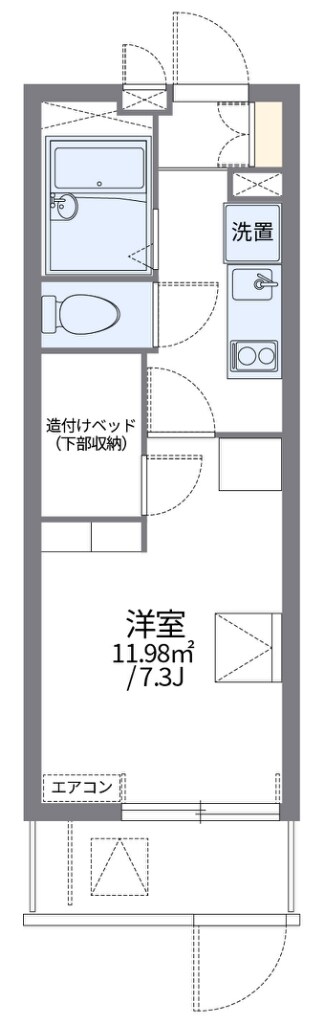 東花園駅 徒歩8分 1階の物件間取画像