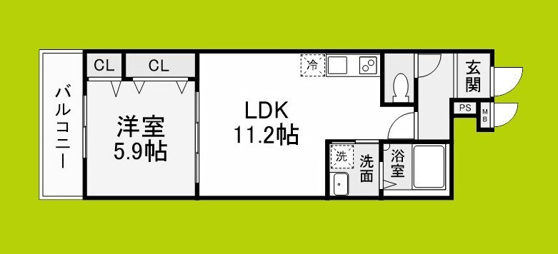 フジパレス教興寺三丁目IIの物件間取画像
