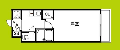 ディナスティ松屋町の物件間取画像