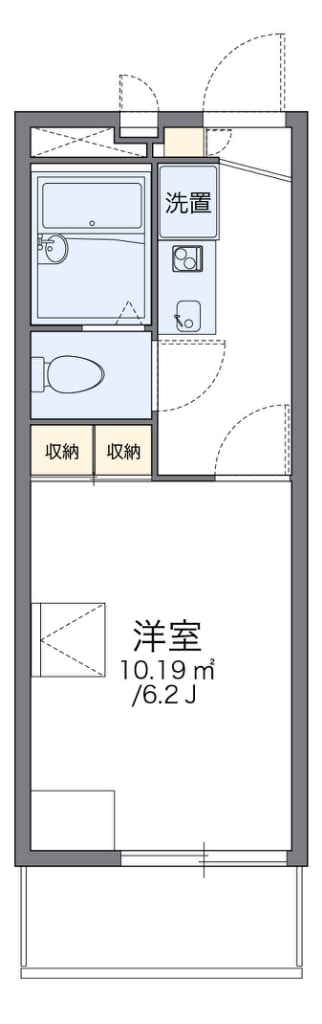 レオパレスファーウッドの物件間取画像